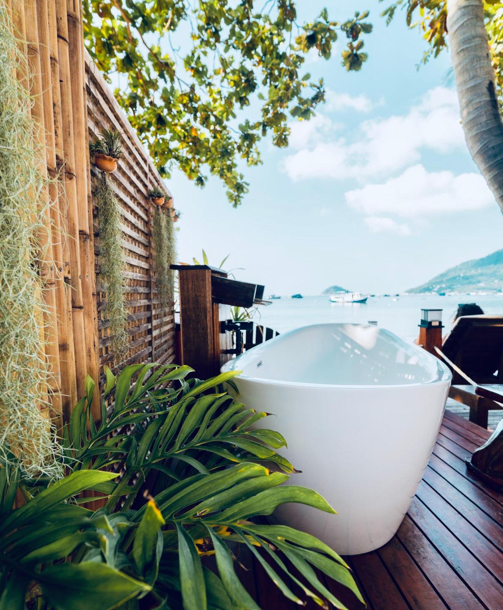 Natures Edge Beachfront Luxury Glamping Ko Tao Dış mekan fotoğraf