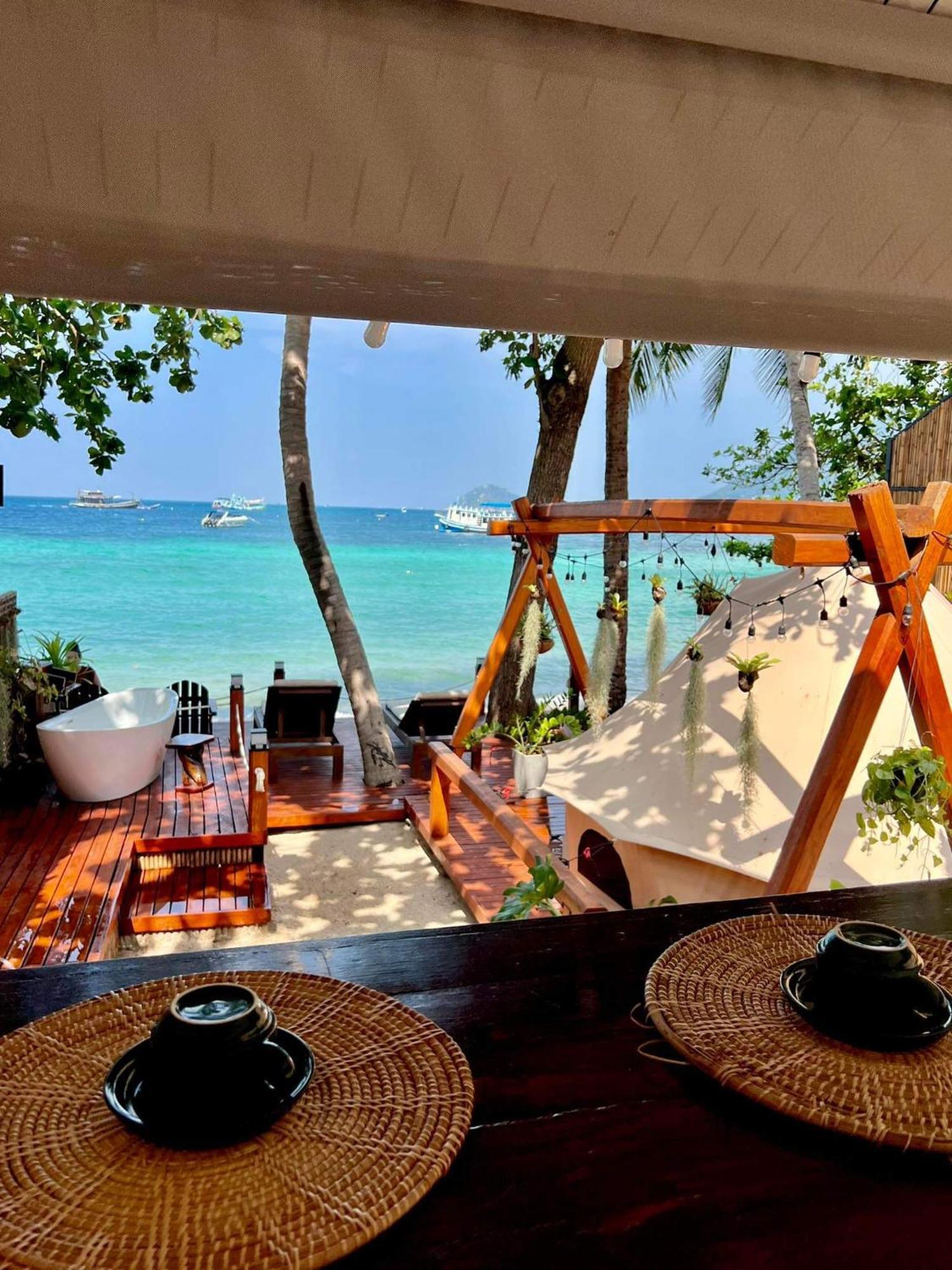 Natures Edge Beachfront Luxury Glamping Ko Tao Dış mekan fotoğraf